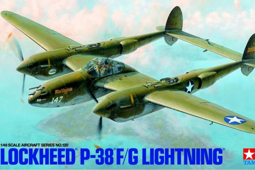 [Revue de kit] Tamiya Lockheed P-38 F/G Lightning au 1/48