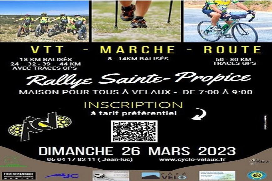 Rallye raid Ste Propice école Velaux
