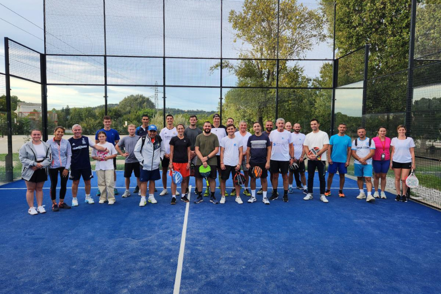 Une bonne soirée de padel !