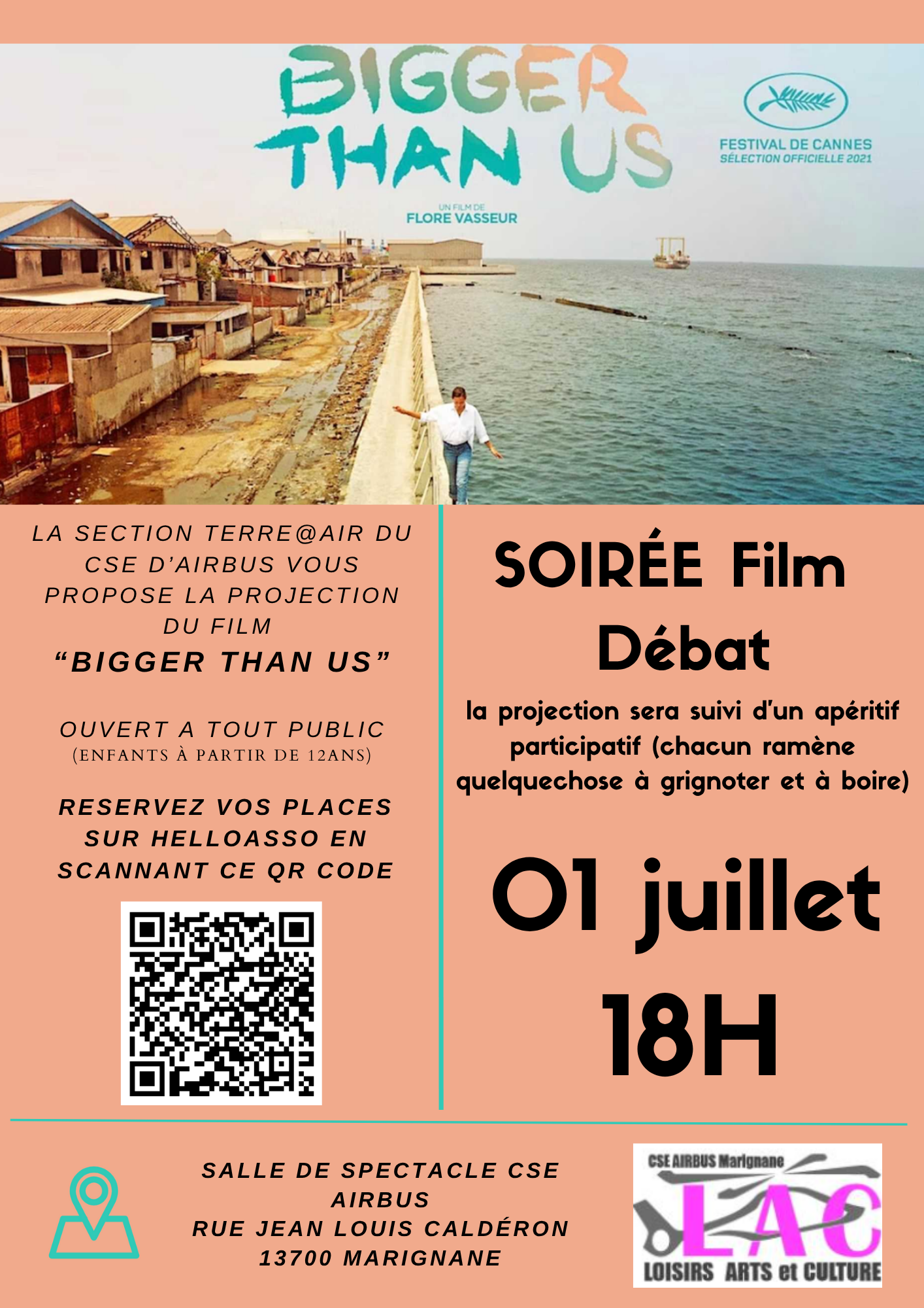 Projection du film BIGGER THAN US