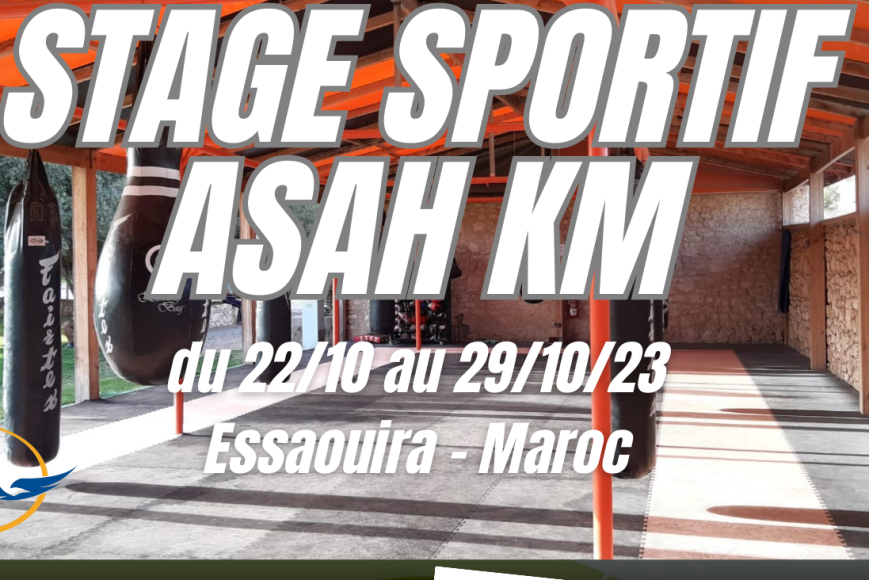 Stage Sportif Toussaint à Essaouira (Maroc)